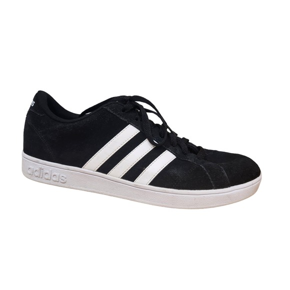 Adidas Other - Adidas Grand Court Black and White Suede Sneakers Men's 10